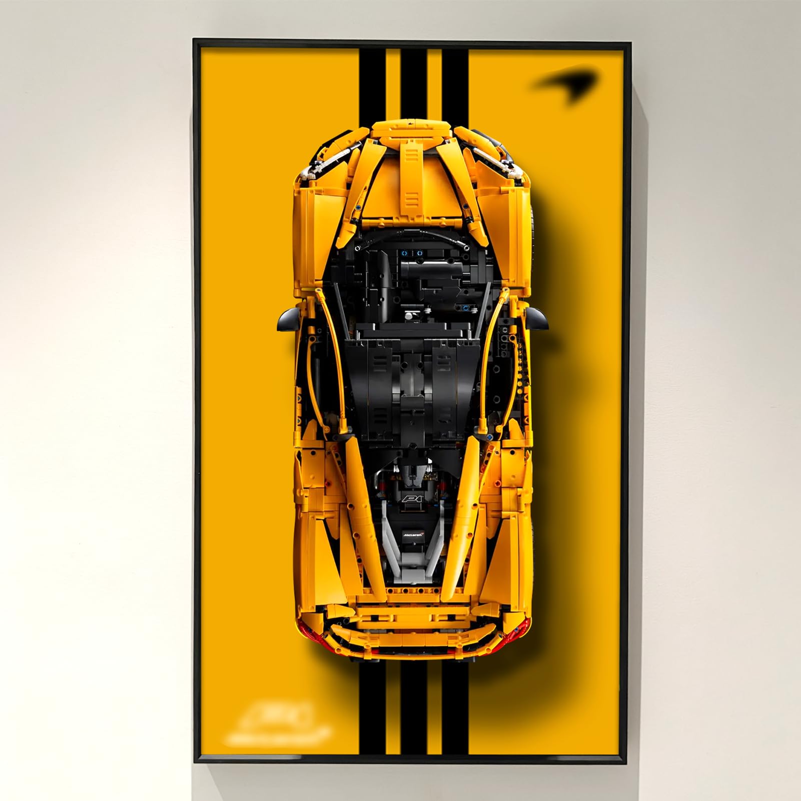 WETCEAOM Display Wallboard for Lego Technic McLaren P1 1:8 42172